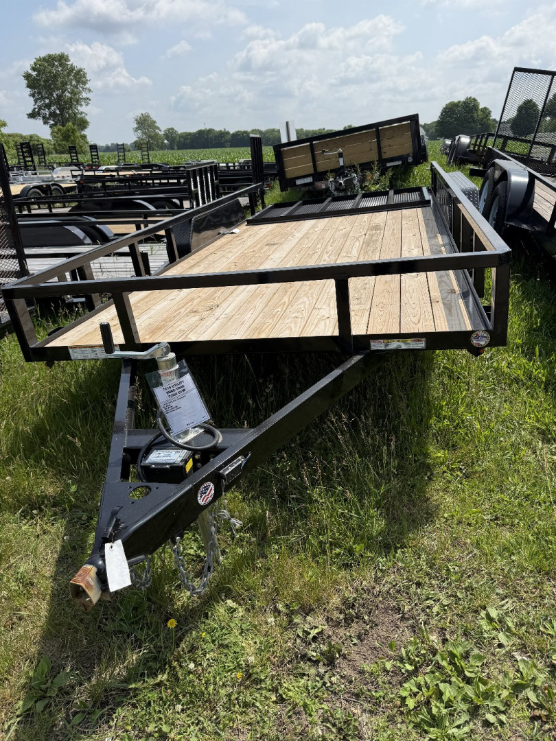 New 2025 Sure-Trac 7X16 7K Landscape Trailer