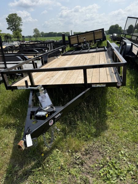 New 2025 Sure-Trac 7X16 7K Landscape Trailer