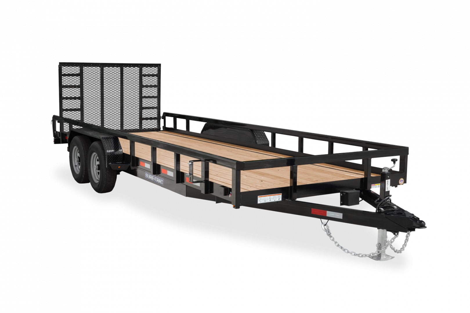 New 72"x12 2024 Sure-Trac Deluxe Landscape Trailer-3k