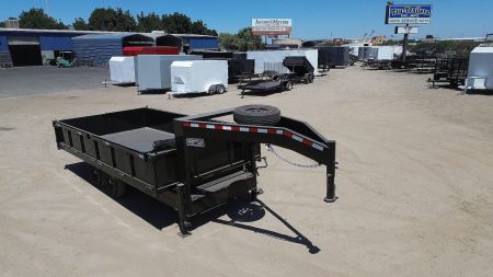 New 2026 TRU Custom Fold Down Dump Trailer 14K GVWR