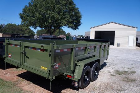 New 2027 Covered Wagon Trailers D-7X16X2X14-T Base Dump Trailer