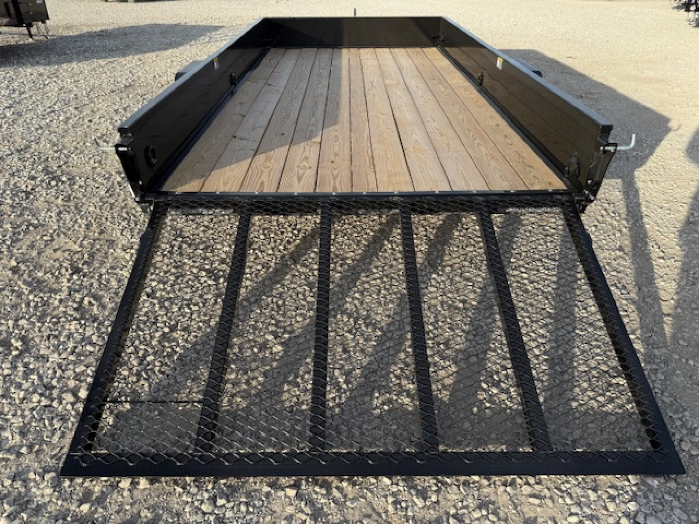 New 2026 H&H Black 82"x14' 3k Solid Side Utility Trailer