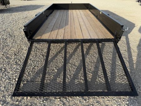 New 2026 H&H Black 82"x14' 3k Solid Side Utility Trailer