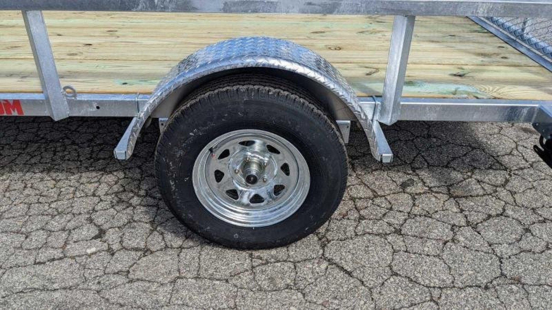 New 2026 Load Rite 6x14 ALL GALVANIZED Utility w/ Spring Assist Gate