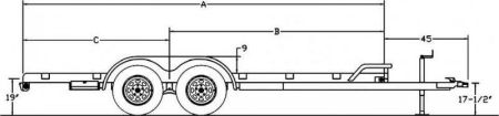 New 2027 Big Tex Trailers 70CH 83" x 20 Tandem Axle Car Hauler