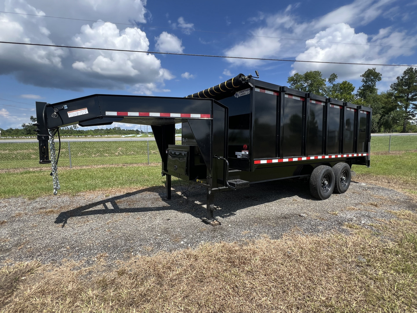 New 2027 Panther Cargo 8.5x16 Gooseneck Dump Trailer – 16K GVWR | Heavy-Duty Contractor Trailer