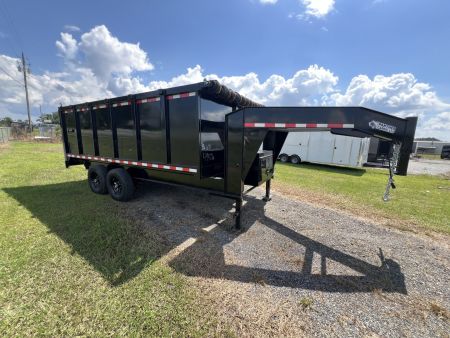 New 2027 Panther Cargo 8.5x16 Gooseneck Dump Trailer – 16K GVWR | Heavy-Duty Contractor Trailer