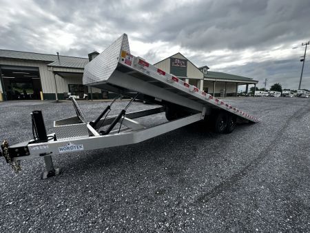 New 2026 Nordtek HD 102x24 DECKOVER TILT Equipment Trailer