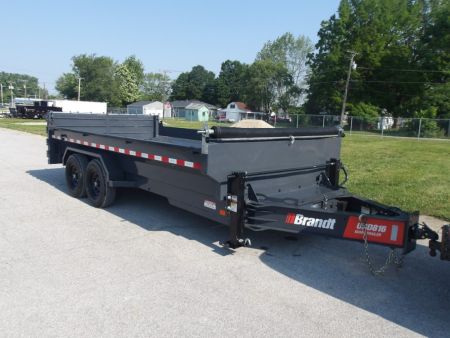 New 2025 Brandt 82x16 UBD816 - Preminum Dump Trailer