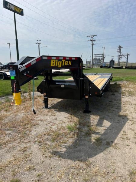New 2026 Big Tex Trailers 22GN-25D5A Flatbed Trailer