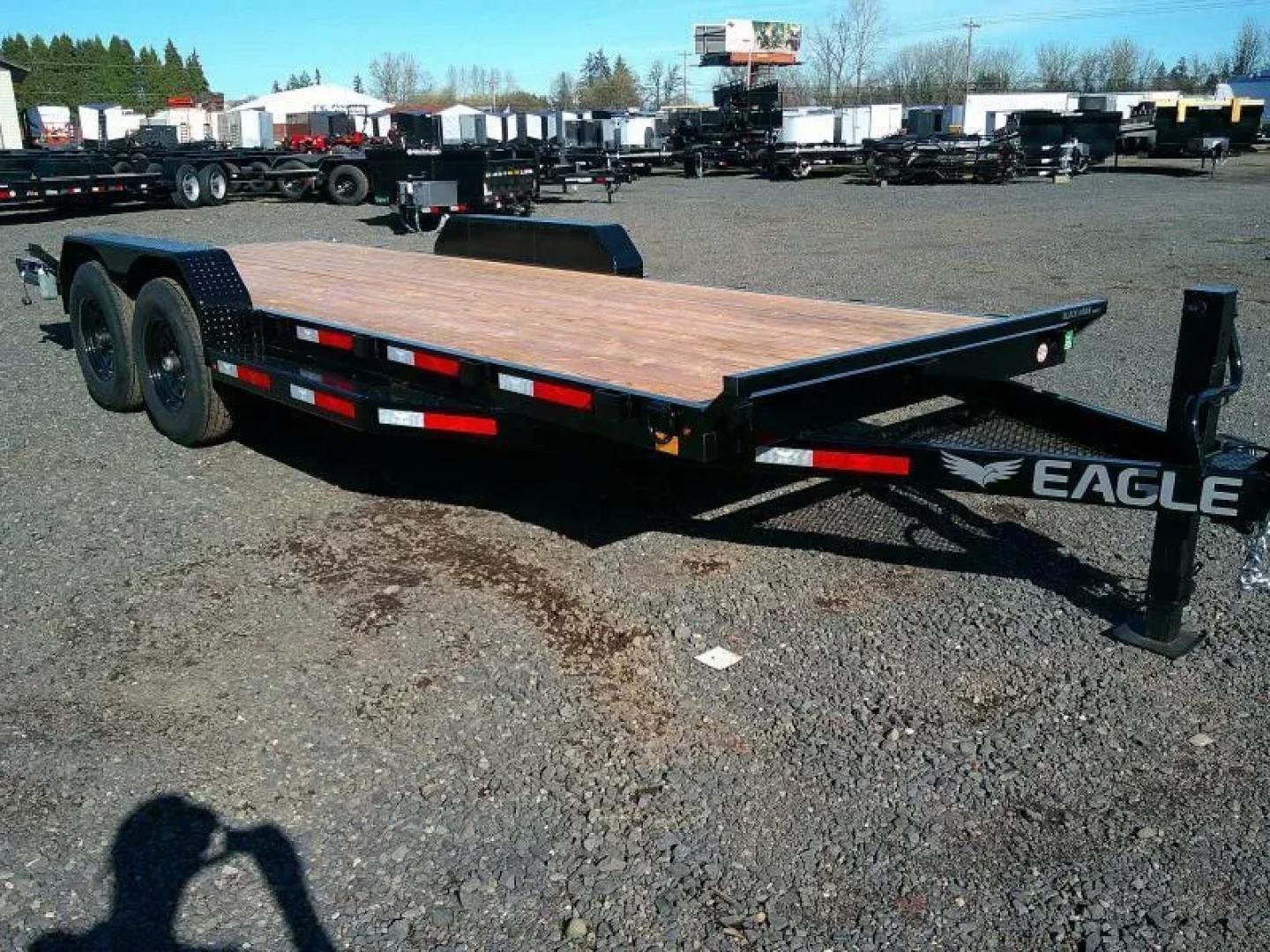 New 7x20 Tandem Axle 14K Flatbed Equipment Trailer
