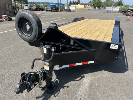 New 2025 Midsota 8.5x24 Flatbed Equipment Trailer 17.6K GVWR