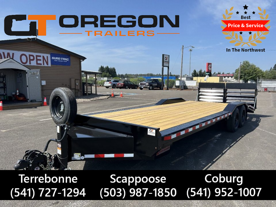 New 2025 Midsota 8.5x24 Flatbed Equipment Trailer 17.6K GVWR