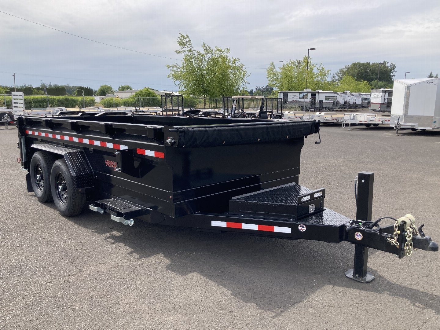 New 2025 MIDSOTA 7x14 VERSADUMP Scissor Dump 15.4K GVWR