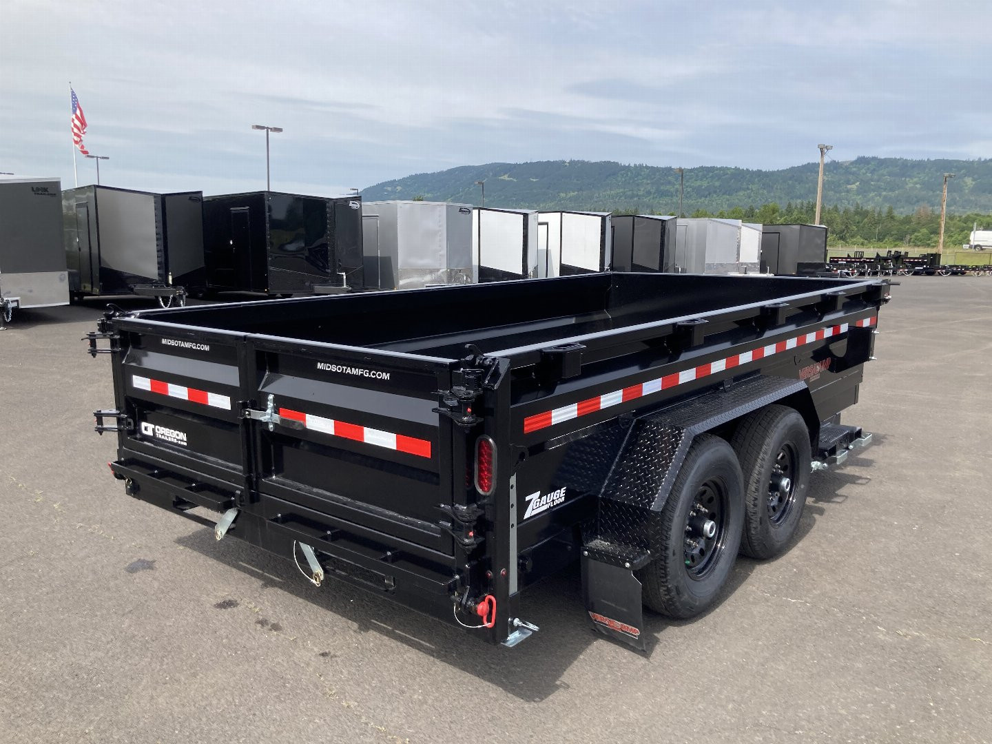New 2025 MIDSOTA 7x14 VERSADUMP Scissor Dump 15.4K GVWR
