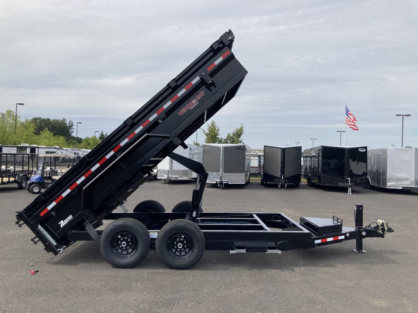 New 2025 MIDSOTA 7x14 VERSADUMP Scissor Dump 15.4K GVWR