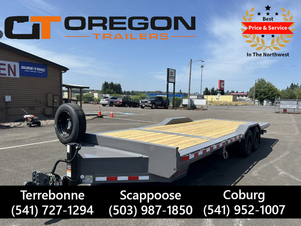 New 2025 Midsota 8.5x22 Split Tilt Equipment Trailer 17.6K GVWR