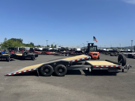 New 2025 Midsota 8.5x22 Split Tilt Equipment Trailer 17.6K GVWR