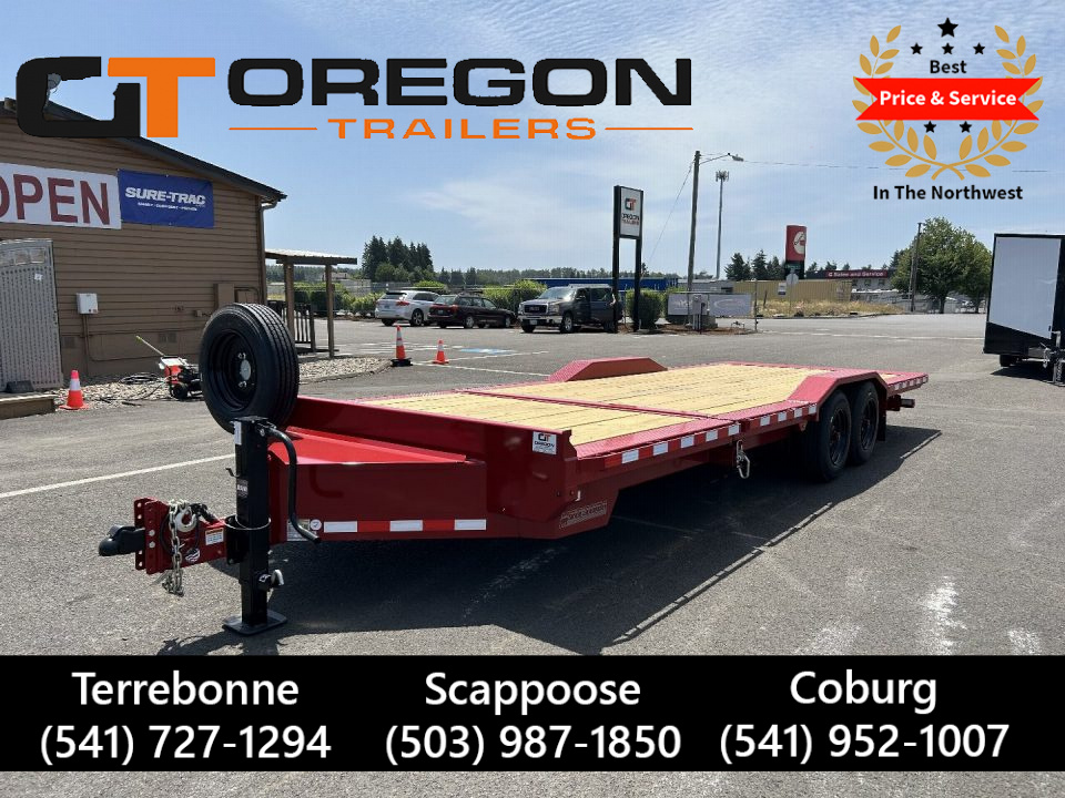 New 2025 Midsota 8.5x24 Split Tilt w/ Drive Over Fenders 17.6K GVWR