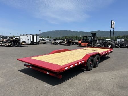 New 2025 Midsota 8.5x24 Split Tilt w/ Drive Over Fenders 17.6K GVWR