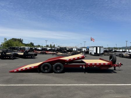 New 2025 Midsota 8.5x24 Split Tilt w/ Drive Over Fenders 17.6K GVWR