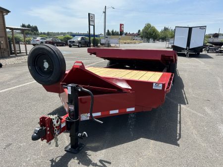 New 2025 Midsota 8.5x24 Split Tilt w/ Drive Over Fenders 17.6K GVWR