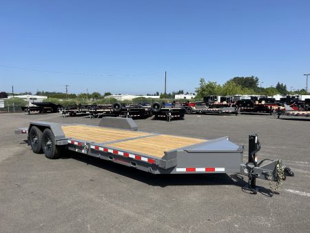 New 2025 Midsota 7x22 Split Tilt Equipment Trailer 15.4K GVWR
