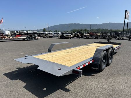 New 2025 Midsota 7x22 Split Tilt Equipment Trailer 15.4K GVWR