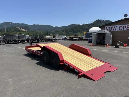 New 2025 Midsota 7x22 Split Tilt Equipment Trailer 15.4K GVWR