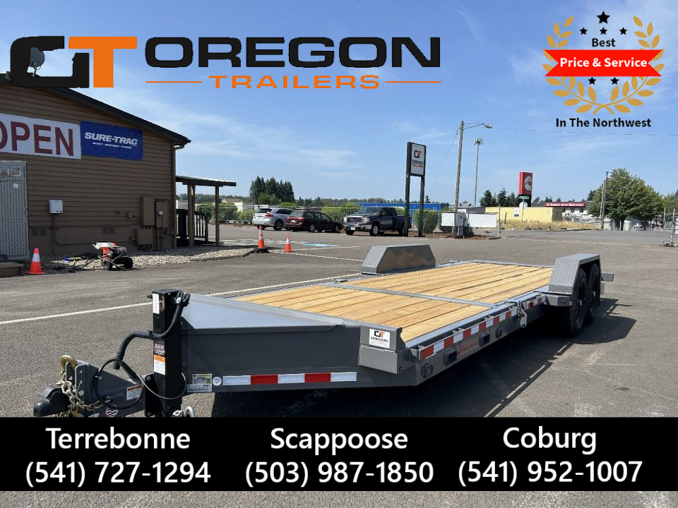 New 2025 Midsota 7x24 Split Tilt Equipment Trailer 15.4K GVWR