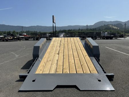 New 2025 Midsota 7x24 Split Tilt Equipment Trailer 15.4K GVWR