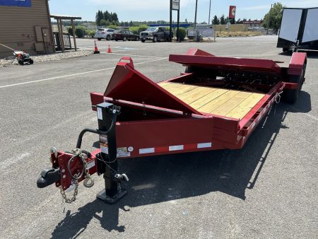 New 2025 Midsota 7x24 Split Tilt Equipment Trailer 15.4K GVWR