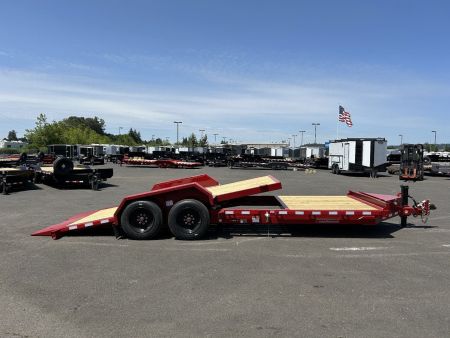 New 2025 Midsota 7x24 Split Tilt Equipment Trailer 15.4K GVWR