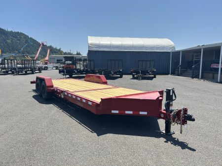 New 2025 Midsota 7x24 Split Tilt Equipment Trailer 15.4K GVWR