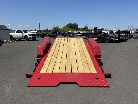 New 2025 Midsota 7x24 Split Tilt Equipment Trailer 15.4K GVWR