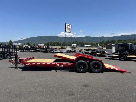 New 2025 Midsota 7x24 Split Tilt Equipment Trailer 15.4K GVWR