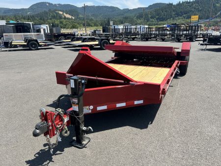 New 2025 Midsota 7x24 Split Tilt Equipment Trailer 15.4K GVWR