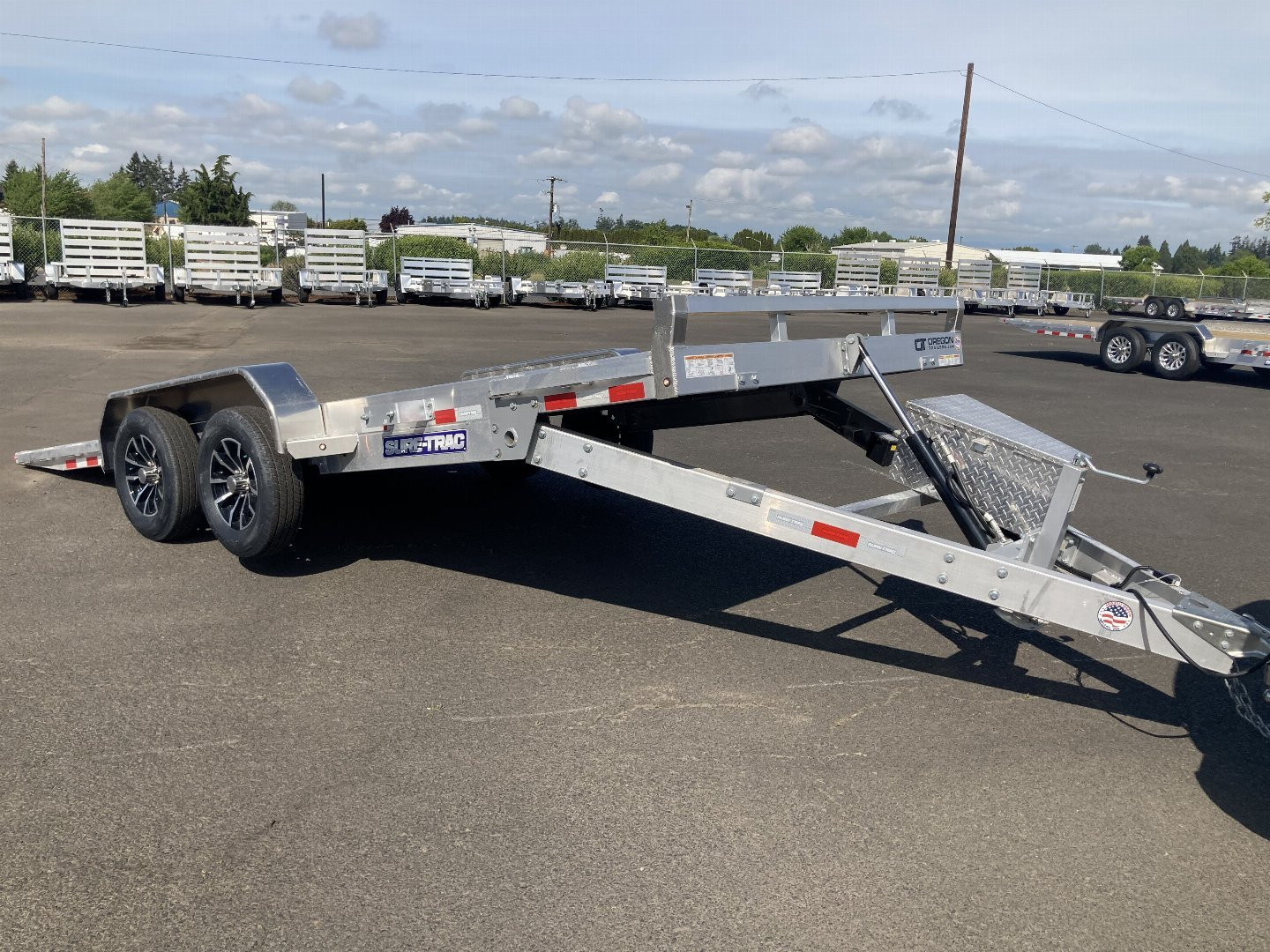 New 2025 Sure-Trac 7x20 Aluminum Power Tilt 7K GVWR