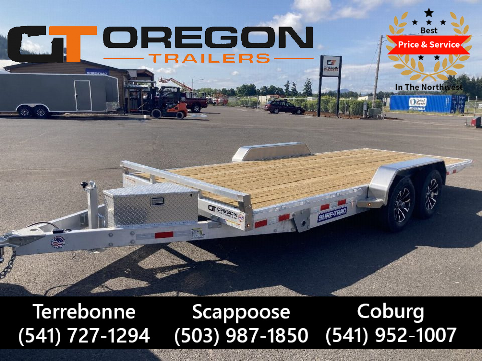 New 2025 Sure-Trac 7x20 Aluminum Power Tilt 7K GVWR