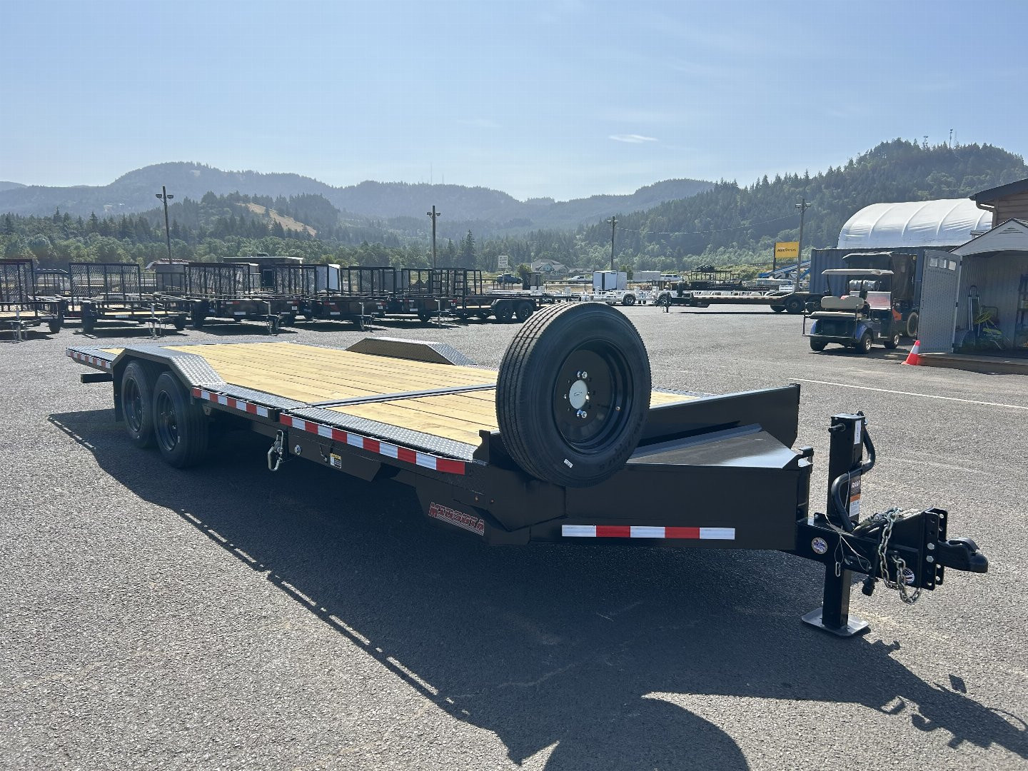 New 2025 MIDSOTA 8.5x24 (18+6) 17.6K GVWR Split Tilt Equipment Trailer