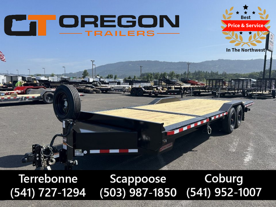 New 2025 MIDSOTA 8.5x24 (18+6) 17.6K GVWR Split Tilt Equipment Trailer