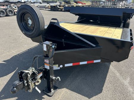 New 2025 MIDSOTA 8.5x24 (18+6) 17.6K GVWR Split Tilt Equipment Trailer