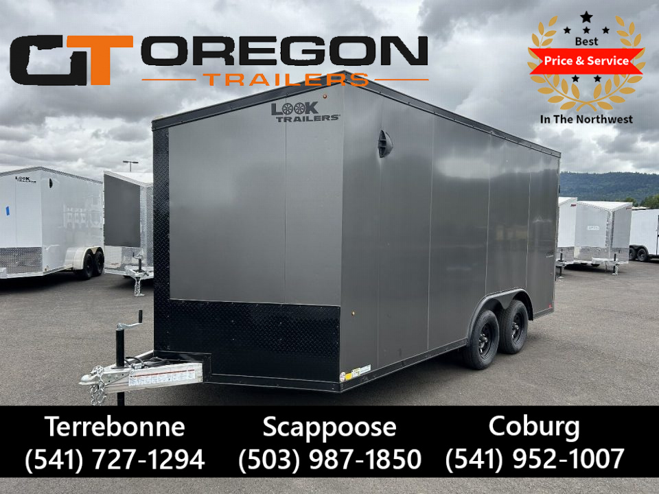 New 2025 Look Trailers 8.5x16 Enclosed Cargo Trailer 7K GVWR