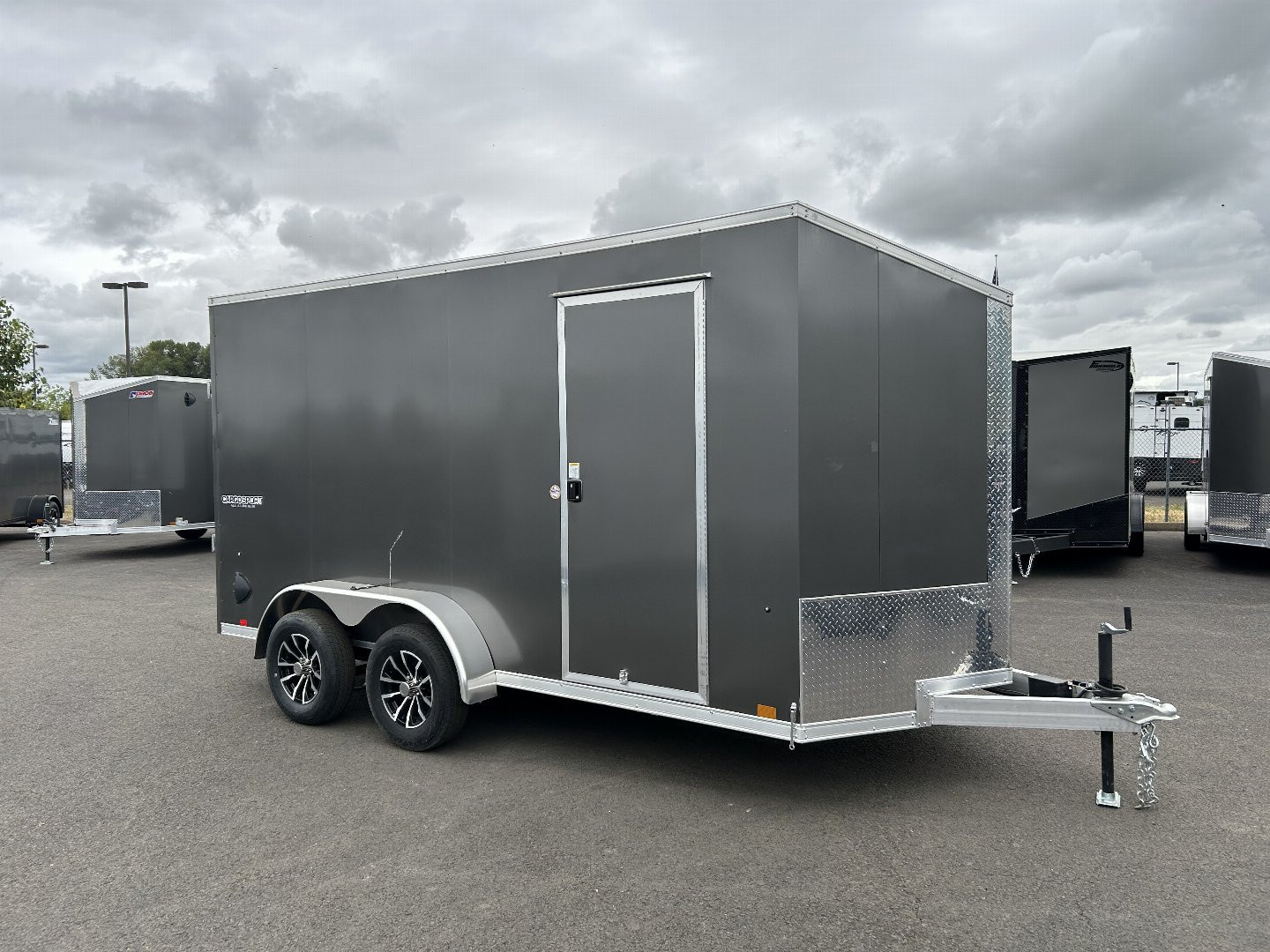 New 2025 Pace American 7X16 Aluminum Enclosed Trailer 7K GVWR