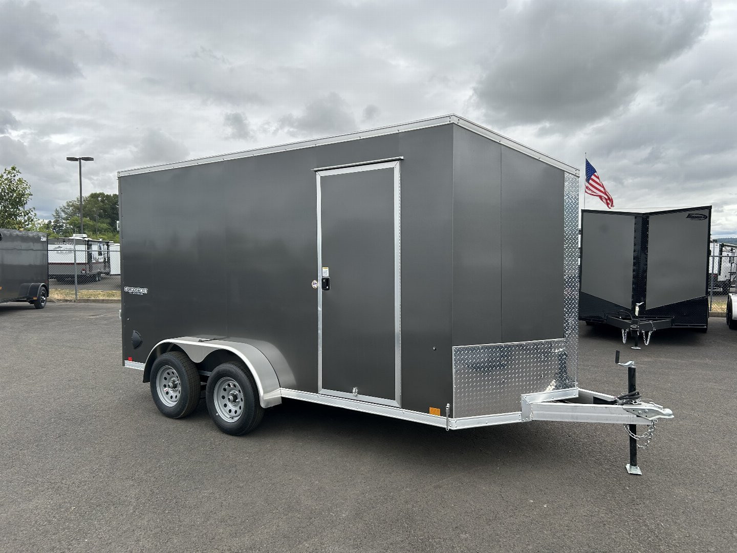 New 2025 Pace American 7X14 Enclosed Cargo Trailer 7K GVWR