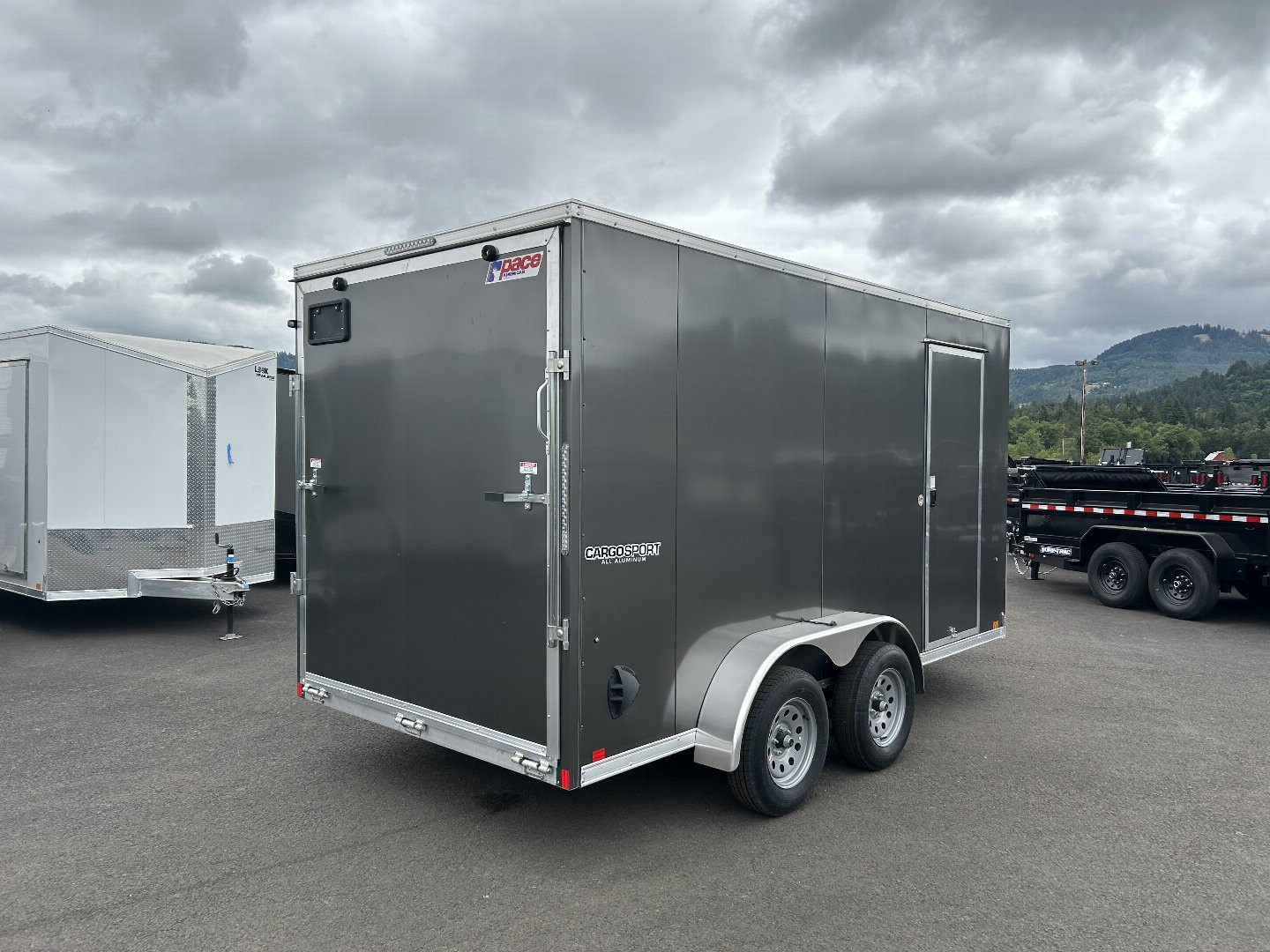 New 2025 Pace American 7X14 Enclosed Cargo Trailer 7K GVWR