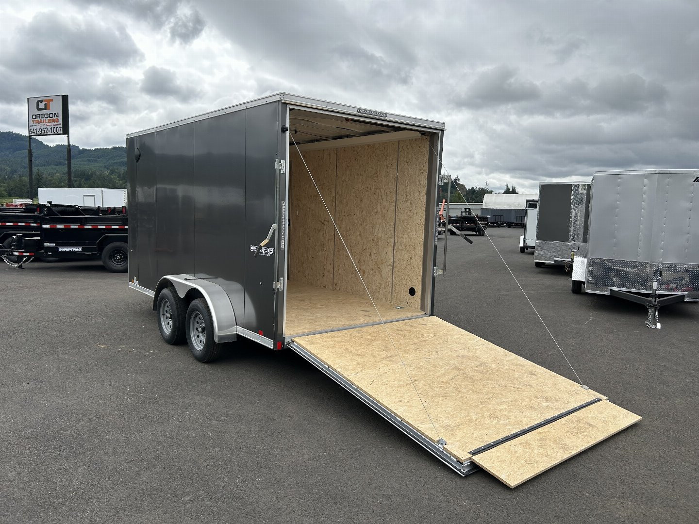 New 2025 Pace American 7X14 Enclosed Cargo Trailer 7K GVWR