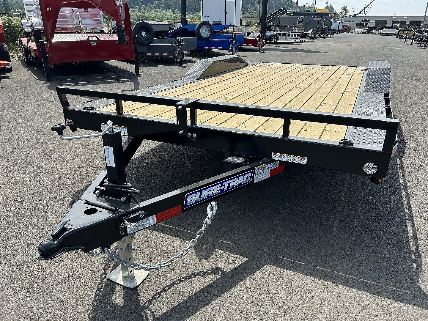 New 2025 Sure-Trac 8.5x18 Car Hauler Drive Over Fenders 10K GVWR