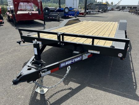 New 2025 Sure-Trac 8.5x18 Car Hauler Drive Over Fenders 10K GVWR