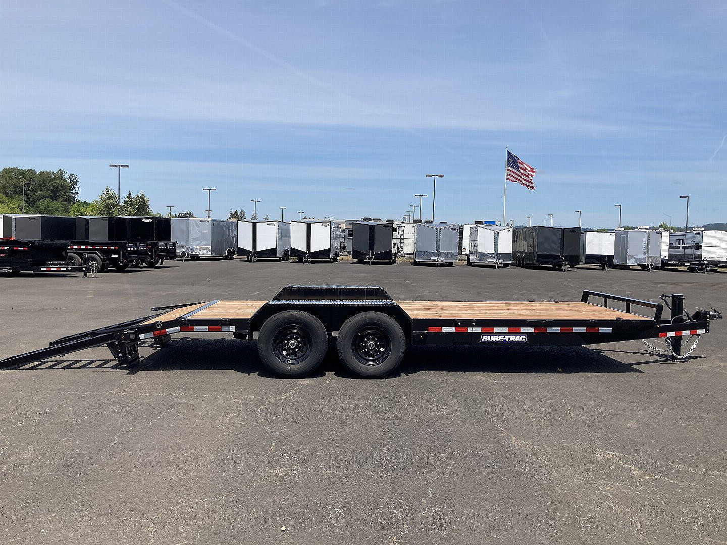 New 2025 Sure-Trac 7x20 Equipment Flat Bed 14K GVWR